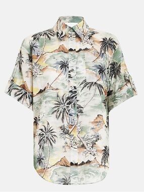 ZIMMERMANN Juliette printed cotton-gauze shirt Size 3 NEW but no tag! Unisex